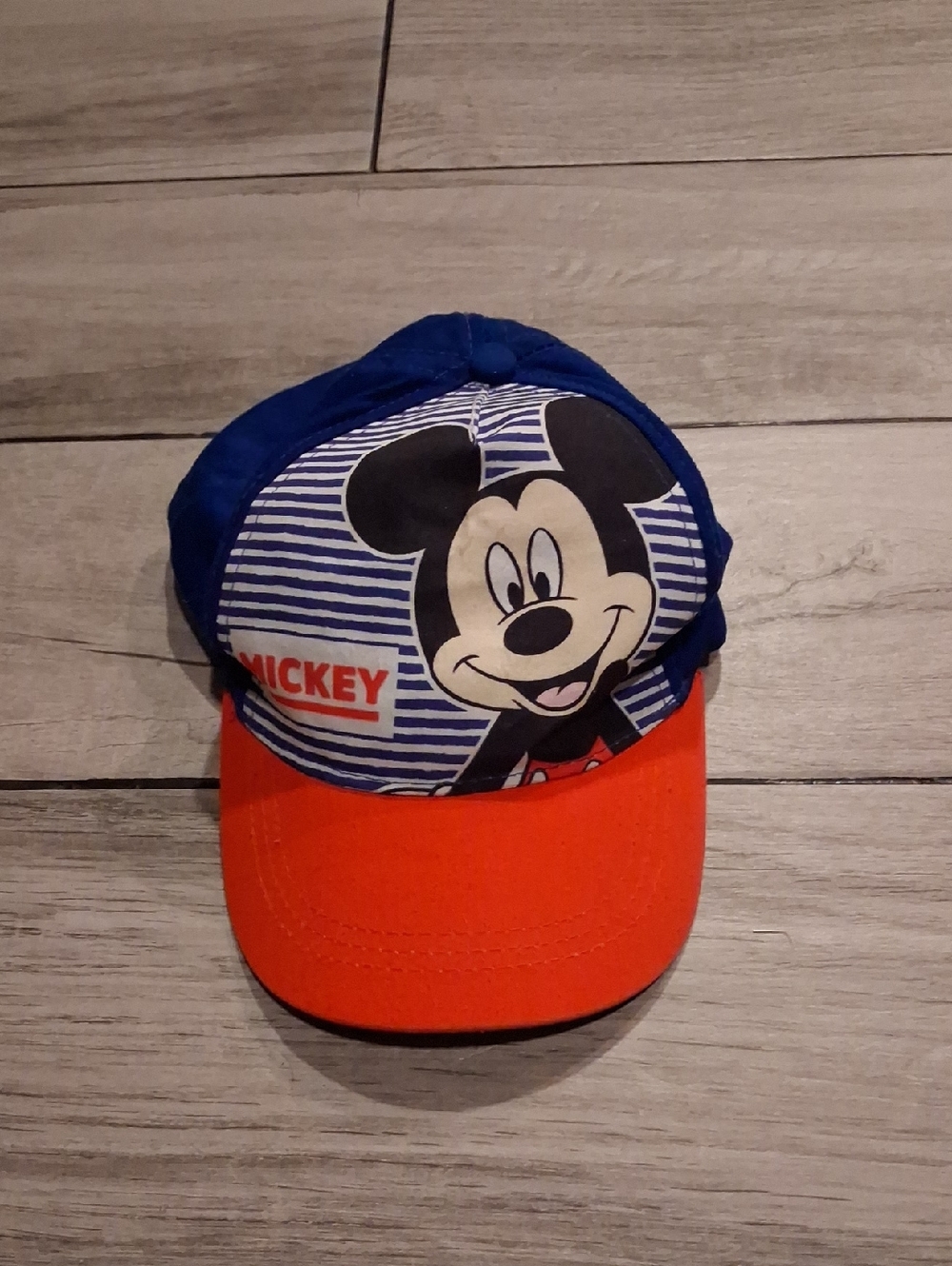 🍦Disney Mickey Mouse Blue & Orange Kids Baseball Hat